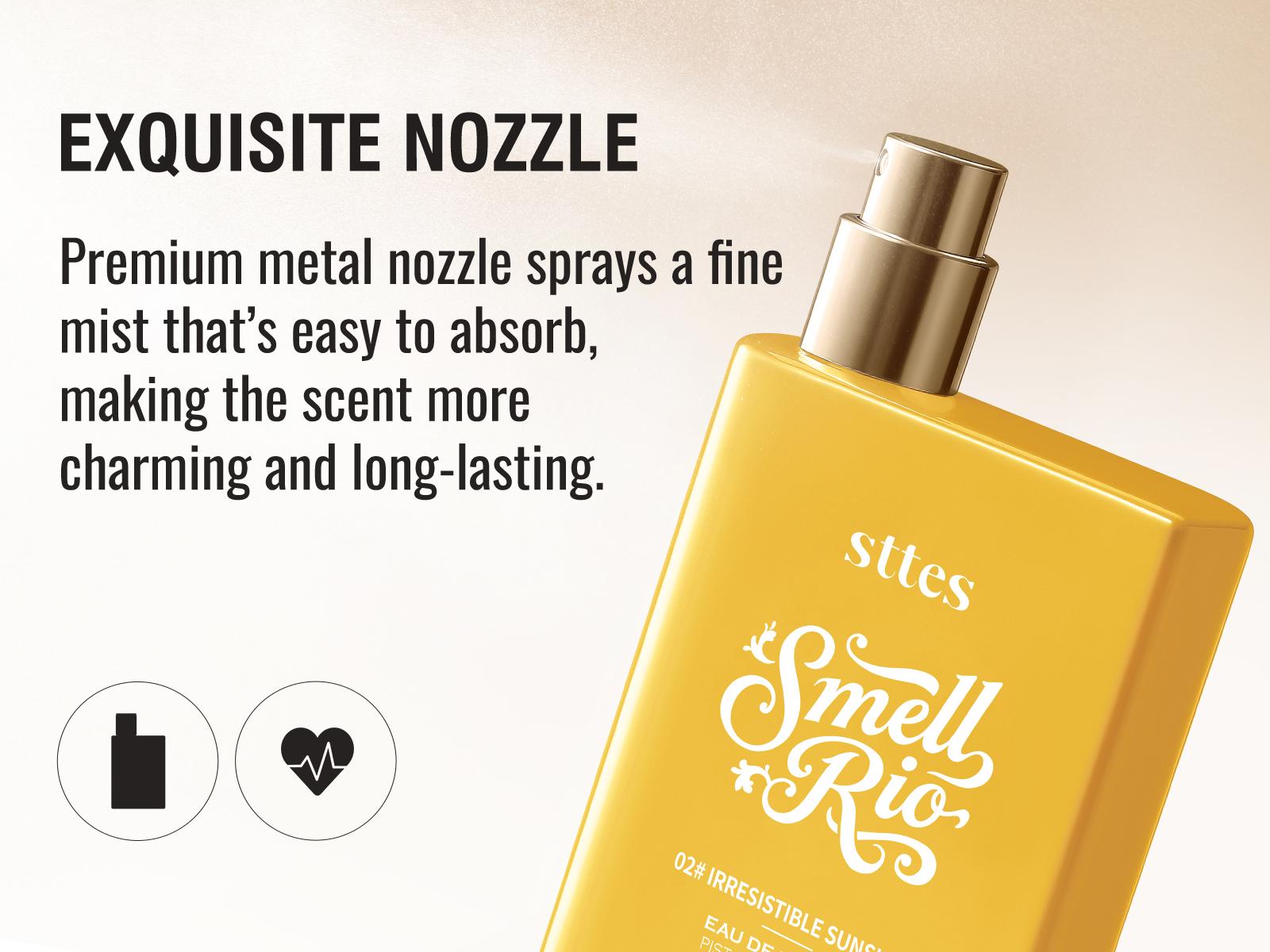 New!50ml Sttes Perfume 02 Irresistible - Perfume for Women - Pistachio, Vanilla & Salted Caramel Eau de Parfum 50ml,back to school