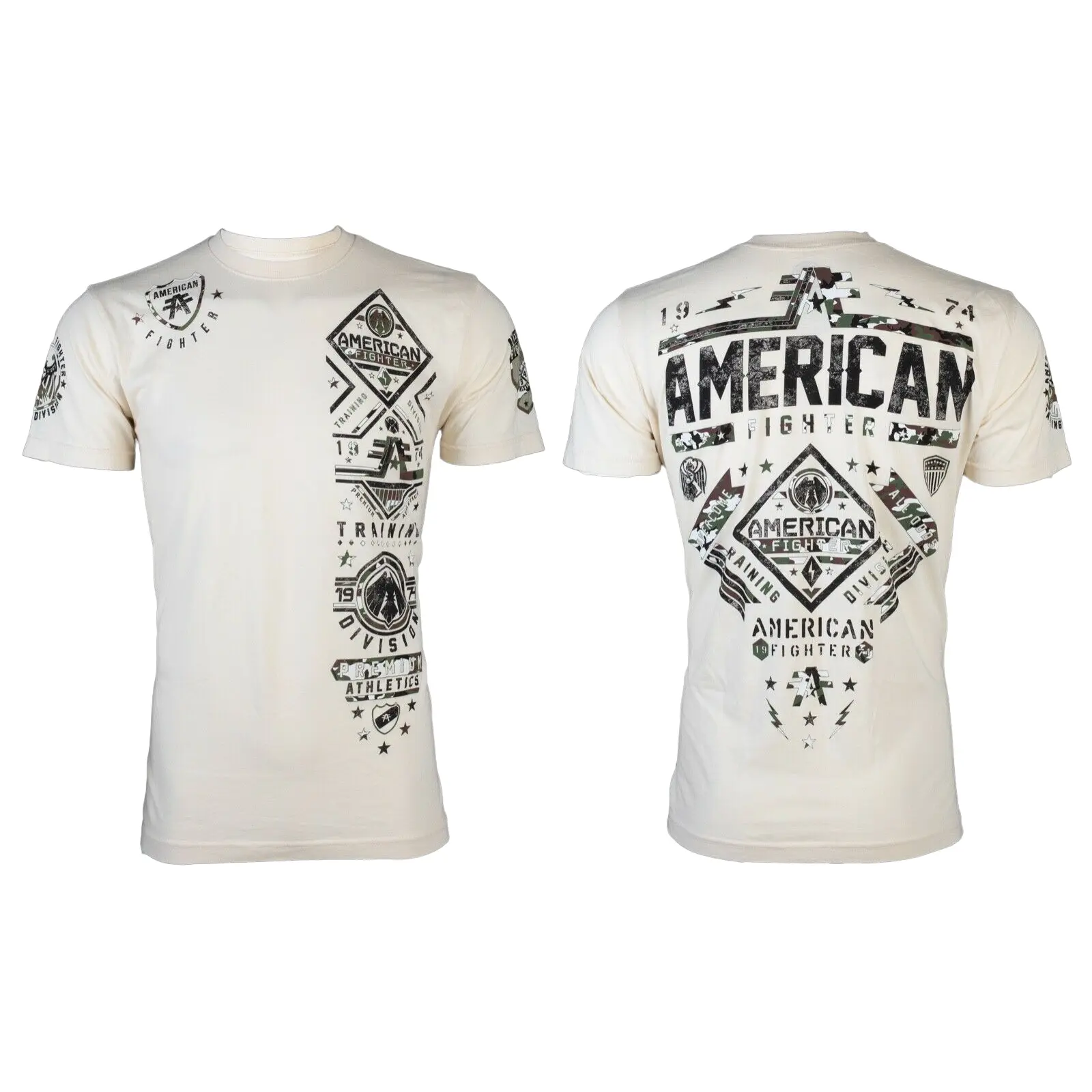 American Fighter Men's McCormick Graphic Shortsleeve T-Shirt - Cotton Blend Casual Streetwear Top