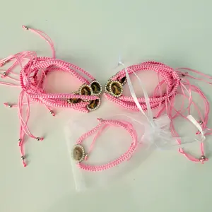 Religious Bracelets Virgin of Guadalupe Pink Bracelet for Women, Pack of 12, Ideal for Religious Events and Baptism Favors