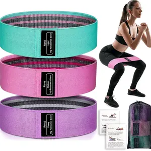 Hip Resistance Band for Effective Fitness Training multiple exercise elastic squat