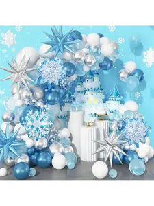 Snowflake Balloon Arch Set Multicolor