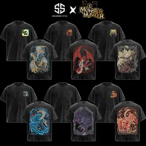 [Soulsborne Style] Vintage Edition Monster Hunter Wilds Unisex T-shirt, Comfort Colors 1717 Shirt, Action RPG Gaming Apparel, Game Shirt, Video Game Clothes, Boy Merch, Gift For Him, Gift For Her, Cotton Crewneck Top Clothes Streetwear