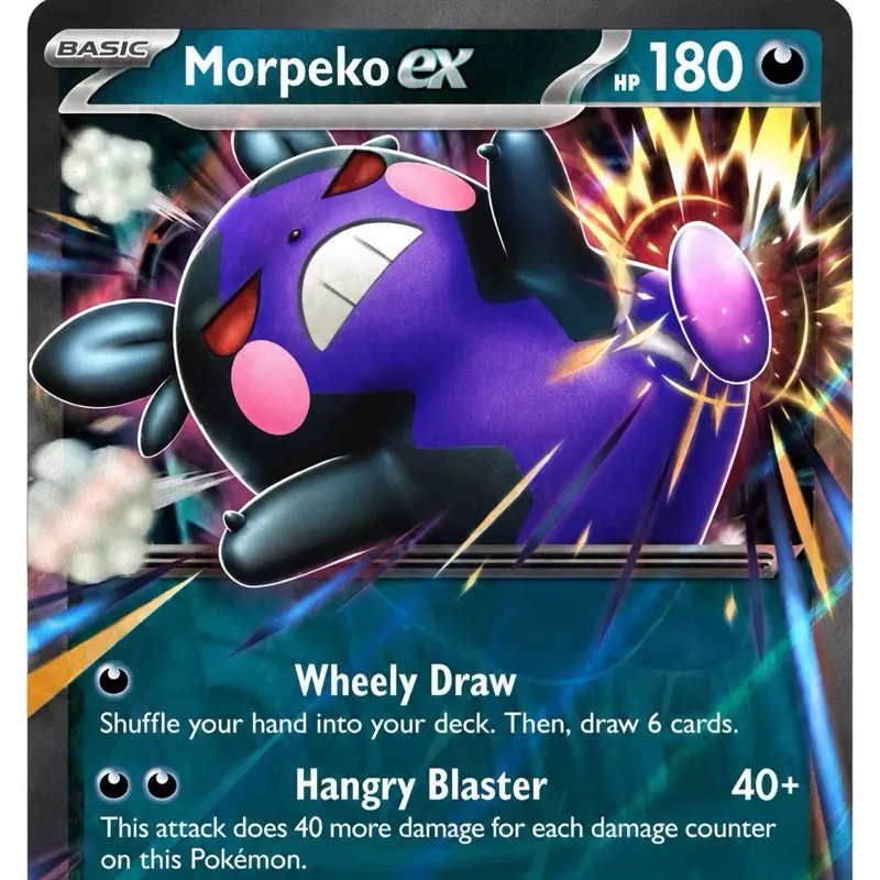 Pokémon Pitch Black Morpeko ex
