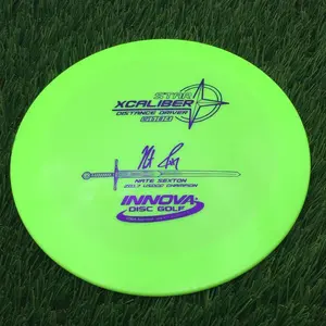 Innova Star Xcaliber with Nate Sexton 2017 USDGC Champion - Sexcaliber Stamp - 168.5g - Lime Green