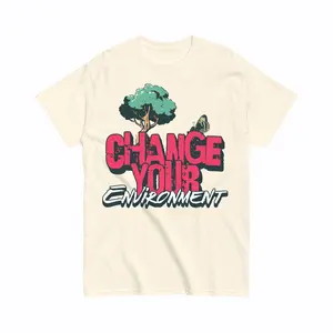 Change Your Environment Graphic Cotton T-Shirt