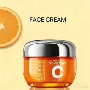 5X Vitamin C Face Cream, Moisturizing Hydrating Nourishing Daily Facial Moisturizer, Gentle Skin Lotion