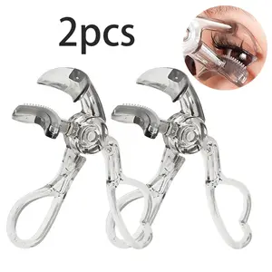 Portable Frameless Eyelash Curler, Easy Perfect Lashes, Wide Angle Design, Sunflower Style, Unique Look, Travel-Friendly Makeup Tool, Eyelash Curler Set