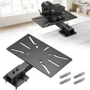 【Yzona】Table Mount for Vise and Grinder – Receiver Hitch Style Workbench Stand Fits Bench Grinder, Throatless Shear, Shrinker/Stretcher, Pipe Notcher & More – Portable Workshop Tool Mount for Table