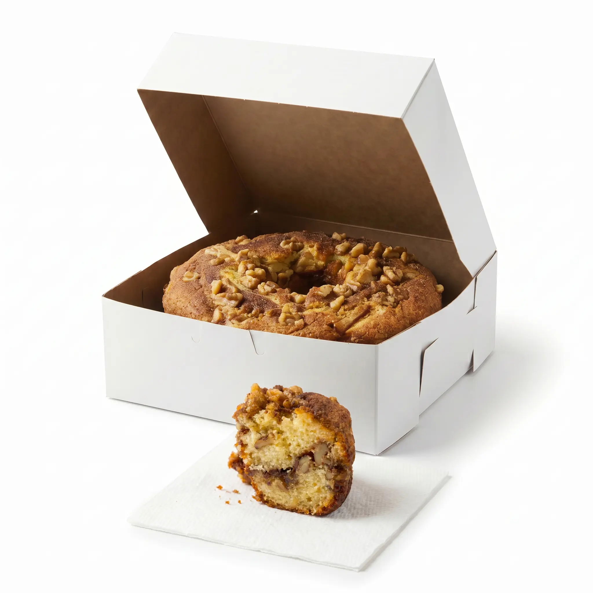 Carlotta's Bakery Authentic New York Round Coffee Cakes (24 Oz, Cinnamon Walnut)
