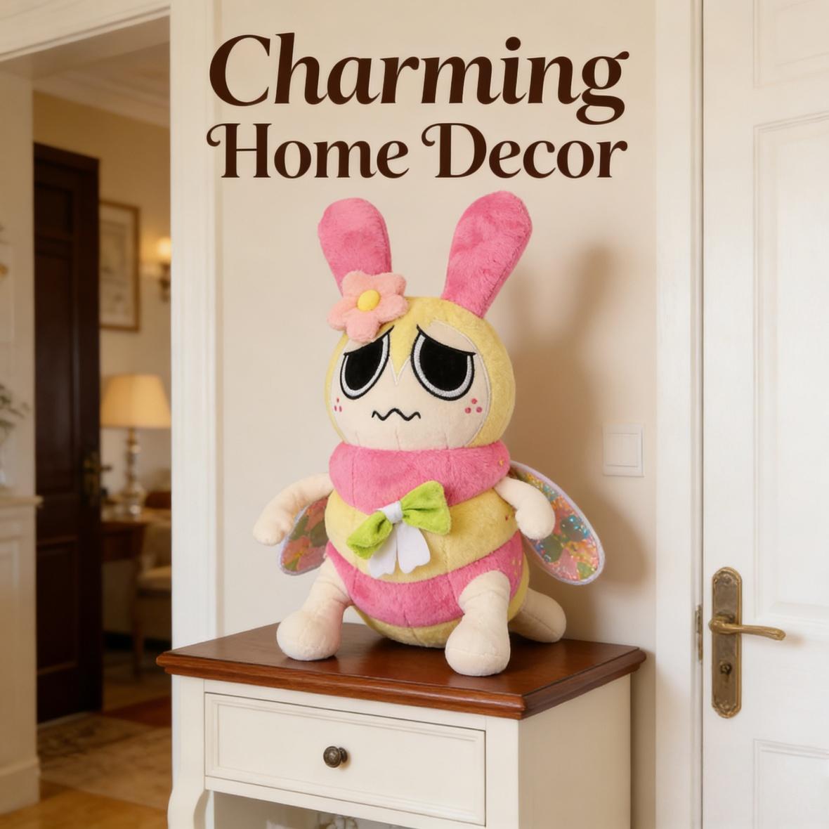 Dandy's World Squirm Plush Set - 2PCS 10.6" Cute Worm Stuffed Animal from Roblox Game, Soft Squishy Toy Plushie Figure for Kids & Fans,cute girly gifts，stuffed animals