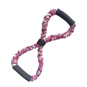 Figure 8 Resistance Band – Back Stretcher, Posture Corrector, Shoulder Opener – Pilates Yoga Pull Rope for Home Gym