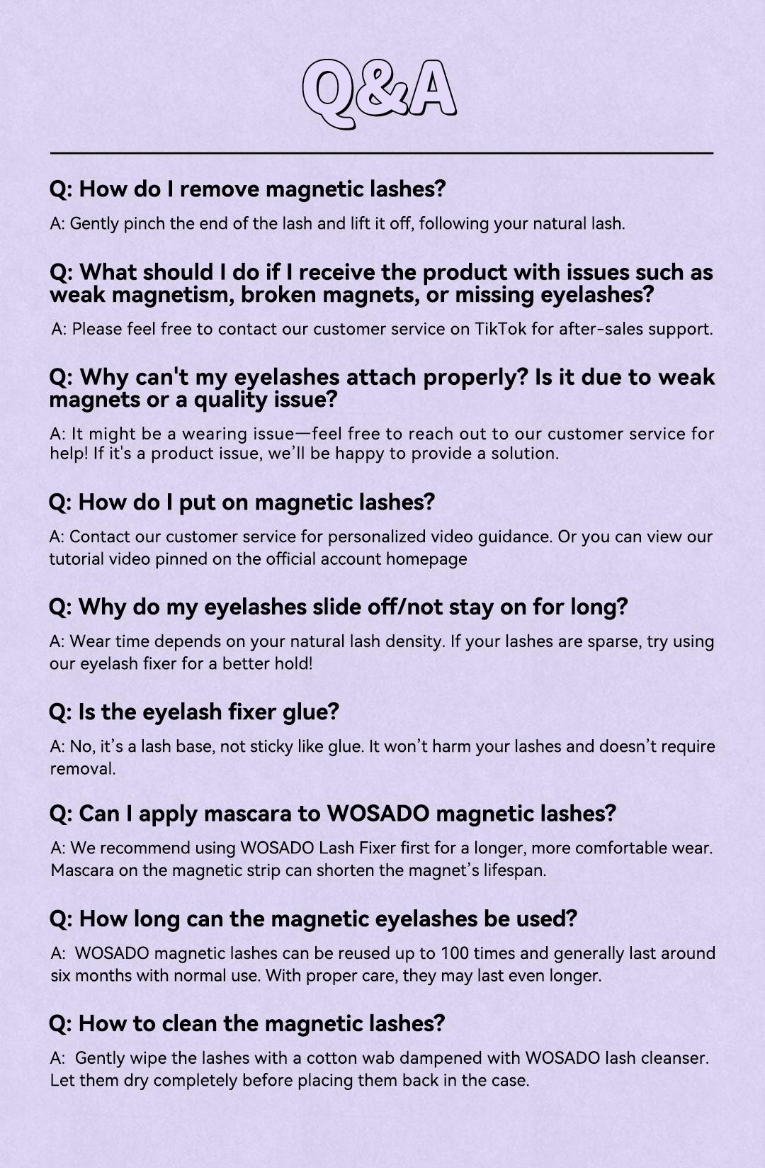 [Wosado] Soft Magnetic Eyelashes All-in-One Box, BearisBug Limited Edition Magnetic Eyelash Extensions, Waterproof, Reusable, Glue-Free, Eyeliner-Free Makeup Cosmetic