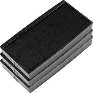 E/30 Replacement Pad Compatible for 2000 Plus Printer 30 - Water Based - Pack of 3 - Black