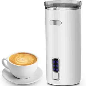 Kismile Milk Frother, 6-in-1 Electric Milk Steamer, 8.5oz/250ml Automatic Warm and Cold Foam Maker and Milk Warmer for Latte, Cappuccinos, Macchiato, From the Makers of Instant 400W