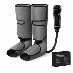 Nekteck Air Compression Leg Massager with 3 Massage Levels & Auto Shut Off Feature for Foot and Calf Comfort and Relaxation
