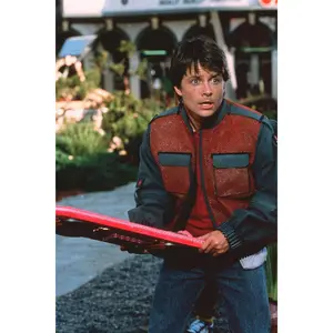 Michael J Fox Private Signing: Back to the Future Part 2 Autographed Photo