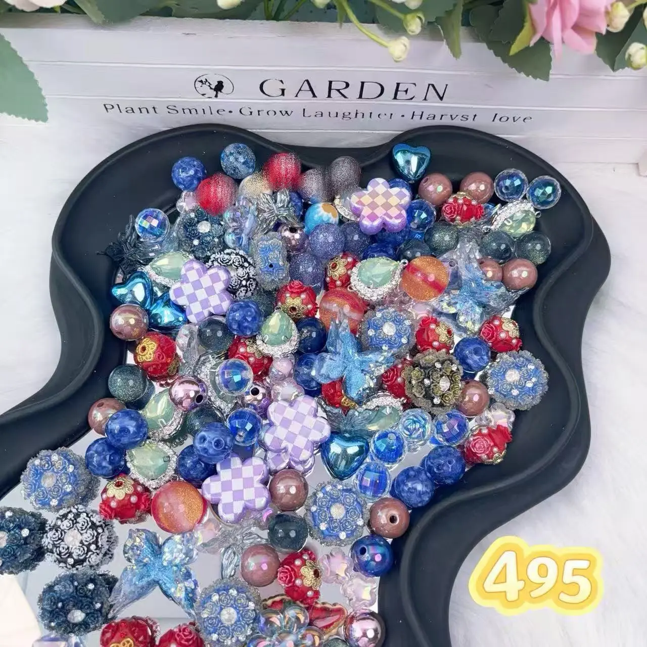 Rainbow-Daily New Arrivals |Acrylic Bead Mix for DIY Craft Beadable Pen Bracelets Phone Charms Necklaces Versatile Use