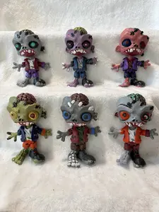 3d printed hand painted zombie creepy dolls