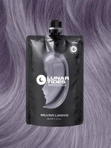 Lunar Tides Hair Color - Silver Lining Neutral Grey Semi-Permanent Hair Dye Vegan Cruelty-Free