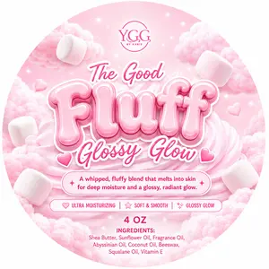 YGG The Good Fluff Glossy Glow | 4 oz Body Balm | Hydrating