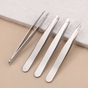 4pcs Professional Tweezers - Perfect For Eyebrow Hair Removal, Splinter & Ingrown Hair Removal & More - With Storage Bag & For Men & Women