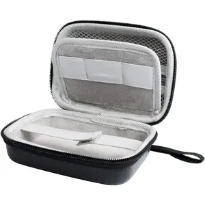 Hard Case for MicroBrite Plus Pocket Microscope (MM-300 or MM-300MU) and MicroFlip (MP-250 or MP-250MU) Travel Storage Carrying Case Includes Carabiner and Strap
