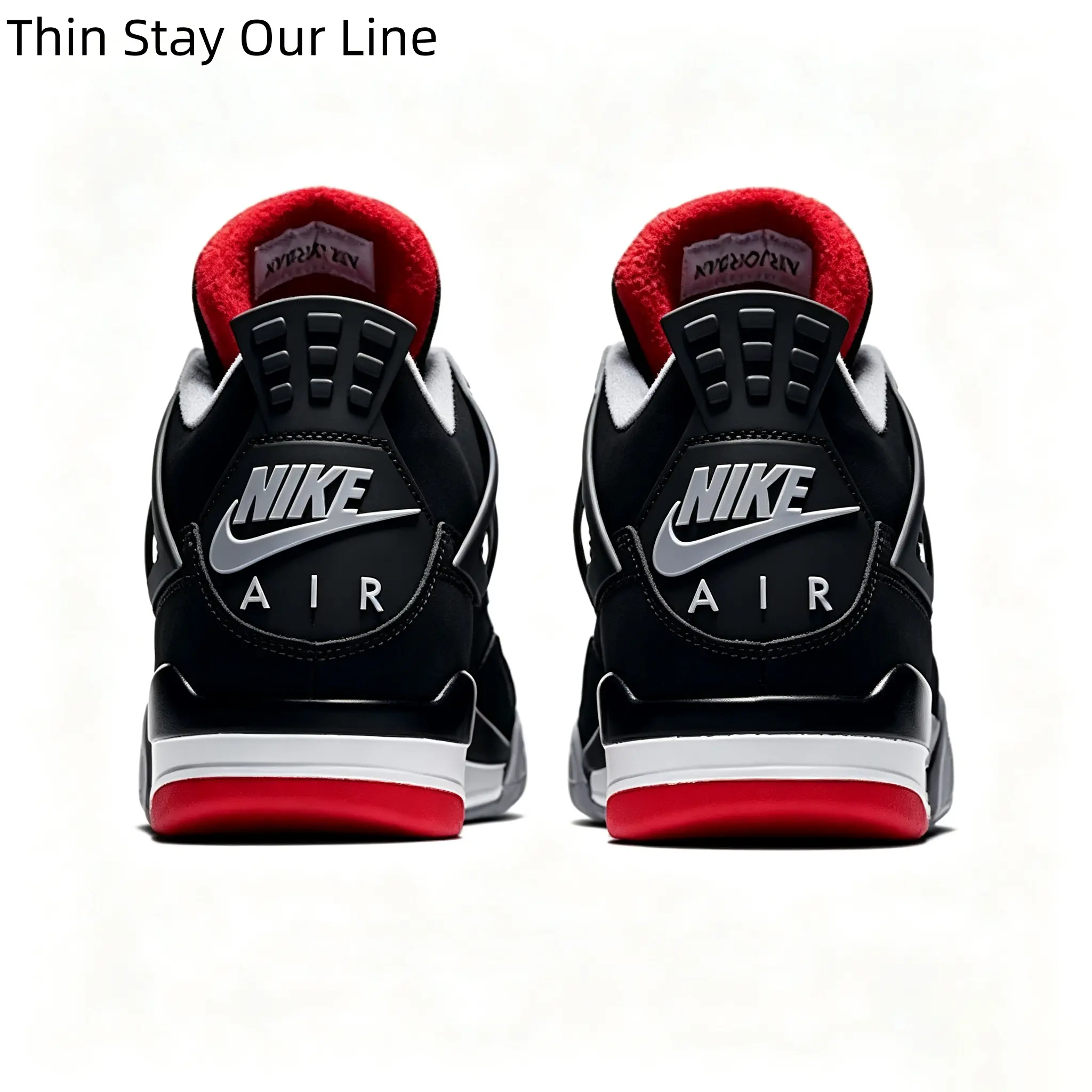 Street Style High Top Sneakers Black Red Grey Bold Contrast Daily Matching Shoes For Men Women