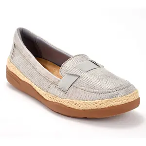 Clarks Collection Leather Slip-Ons -Elaina Echo