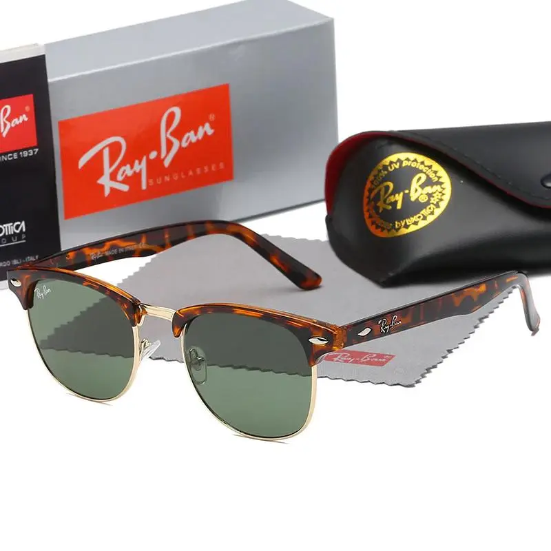 Ray-Ban Classic Retro Sunglasses Lightweight Designer Glasses for Everyday Wear