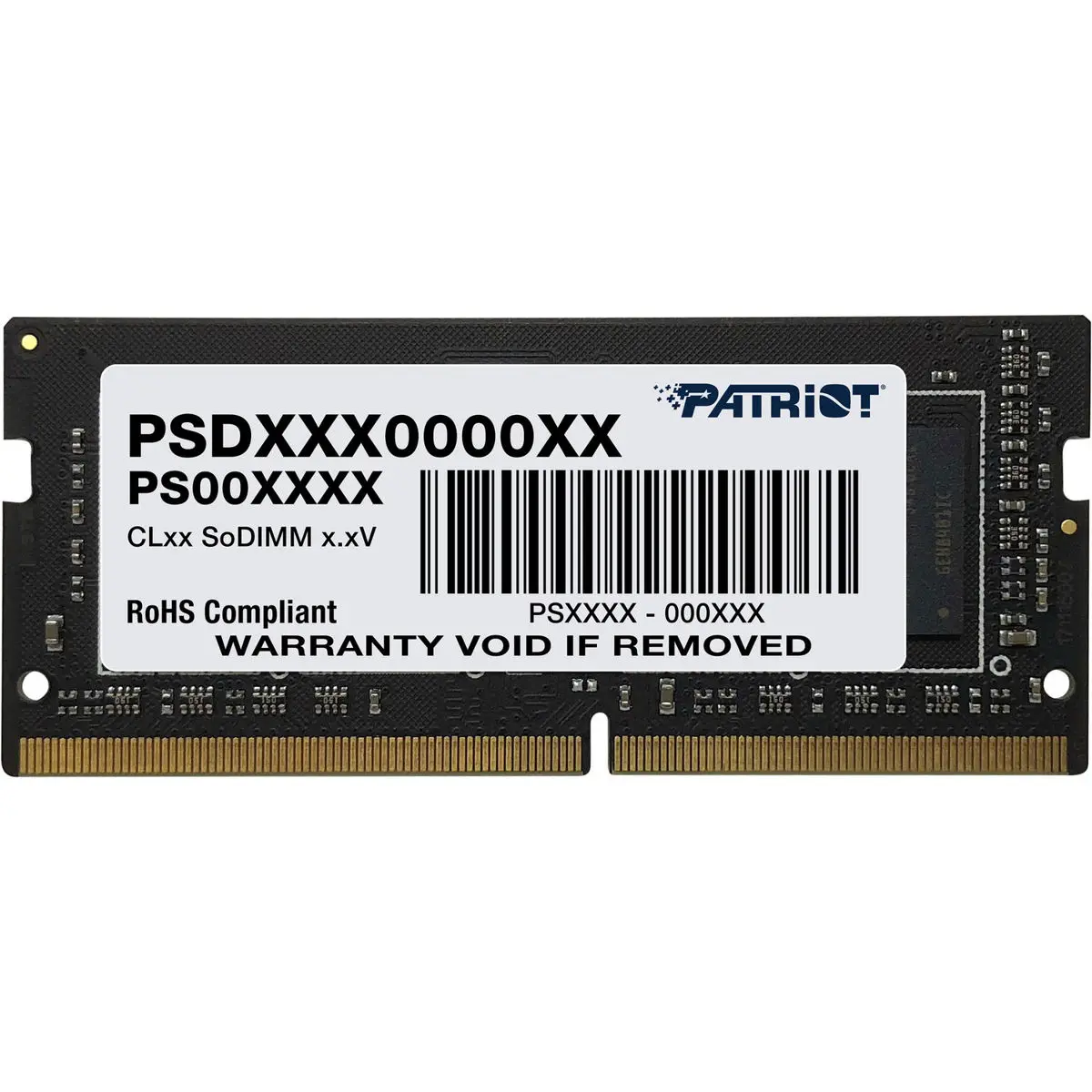 Patriot Signature Line Series DDR4 Laptop 32GB RAM (1x32GB), 2666MHz, CL19 Timing SODIMM Notebook Memory Module for Memory Upgrade