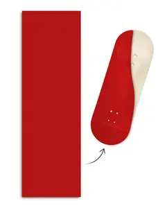 "Scarlet Red Colorway" ColorBlock Fingerboard Deck Wrap - 35mm x 110mm