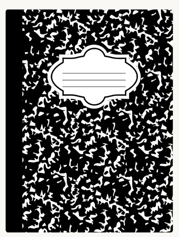 DIY Scrapbooking Peel-And-Paste Composition Notebook Covers, Toy Craft Stickers for Creative Projects