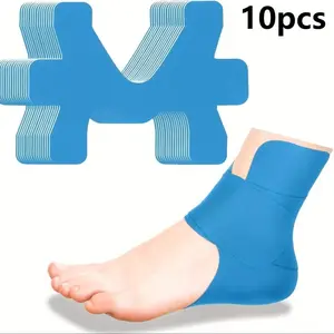 10-Pack Ankle Support Bracelets, Adjustable Stability Straps with Elastic Pre-Cut Bands, Breathable Design for Sports & Fitness