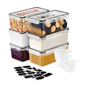 Sorbus Large Airtight Food Storage Containers with Lids 6-Pack