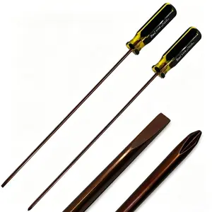 Phillips/flat-head screwdriver S2 shaft, specialized for sewing machine repair, 5*300 basin wrench brushless impac household maintenance sink  storage box pipe organizer rack jack ratchet master hex bit socket set automotive tire change tool rubber grip