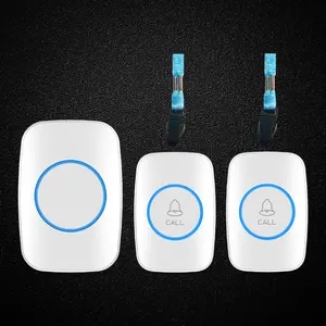 Wireless Home Elderly Call Bell Long Distance Bedside Help Button for Patients Caregiver Alert SOS Safety Bell
