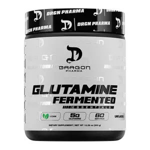 Dragon Pharma Glutamine Fermented - 60 Servings - Amino Acid Supplement for Muscle Repair & Immune System Support