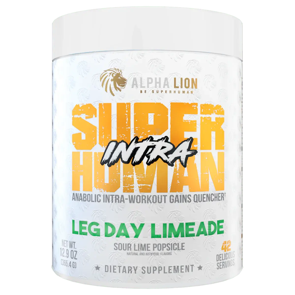 Alpha Lion SuperHuman Intra Workout Formula | AminoBlast BCAAs AstraGin Aquamin and Calci-K | Essential Amino Acids Electrolytes and Hydration Support | Available at Prime Sports Nutrition