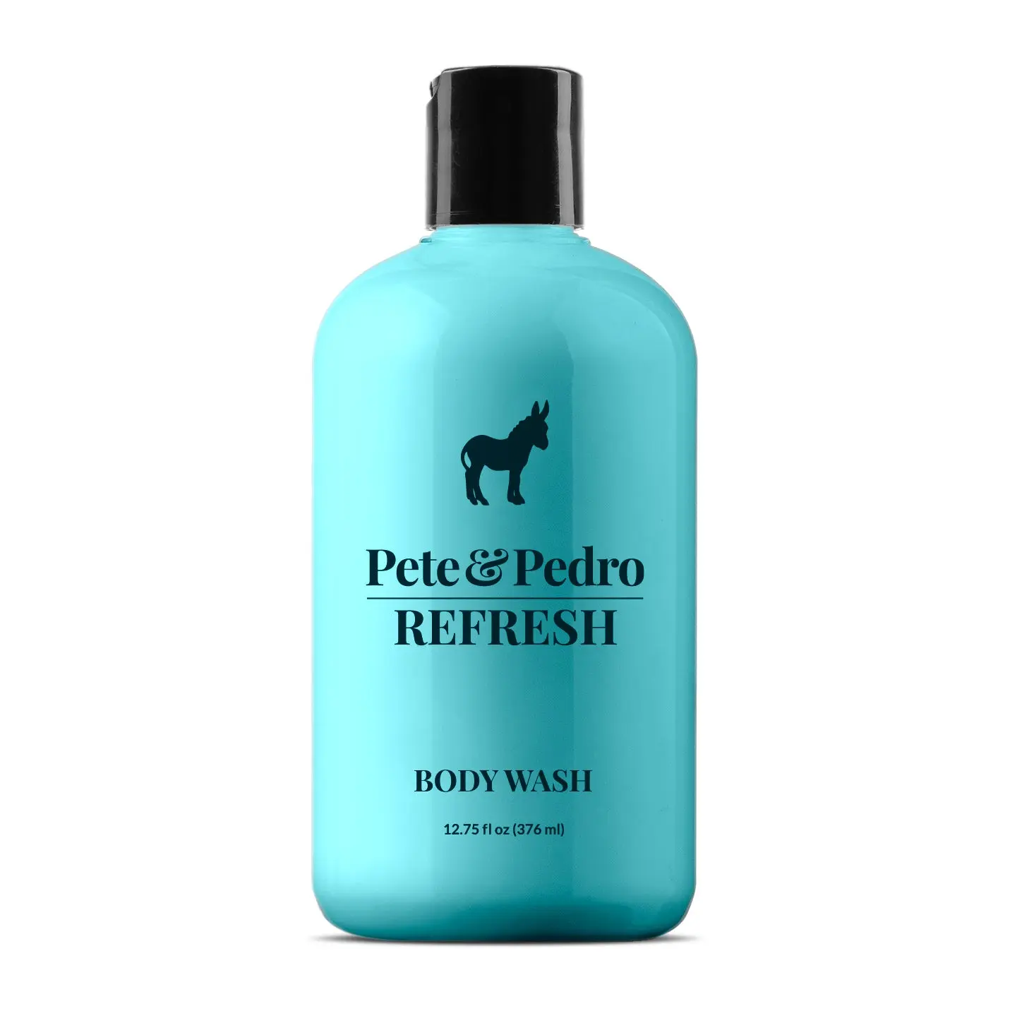 Refresh Body Wash - Energizing Eucalyptus Scented Moisturizing Shower Bodywash - Activated Charcoal Nourishes Dry Skin | Eucalyptus Oil, Rosemary Oil, Shea Butter & Glycerin, 12 oz.