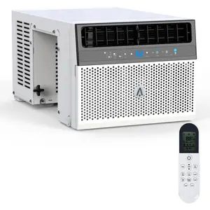 6,000 BTU U‑Shaped Window Air Conditioner with WiFi & App Control – Ultra Quiet, Saddle Window AC Unit Cools Up to 300 Sq. Ft – Cooling & Dehumidifier, Flexible for Home & Office