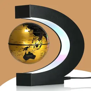Magnetic Levitation Floating Globe with LED Light, Office Desk Decor, Ideal Xmas Gifts for Men Father Husband Boyfriend Kids Boss Women