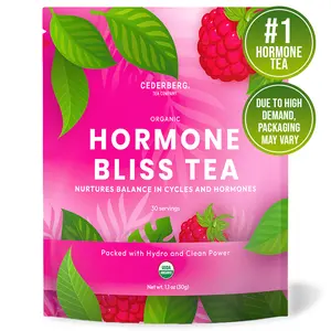 Hormone Bliss Tea  Loose Leaf– Organic Blend for Hormone Balance Natural Herbal Tea for Women, Menstrual & PMS Support with Raspberry Leaf, Spearmint & more