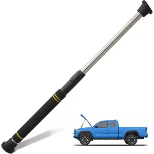 Telescopic Hood Prop Rod, 29 to 40 inches Hood Prop Holder Tool for Car Trunk Universal Engine Support Bar Stainless Steel Material with Comfortable Sponge Handle Telescoping Adjustable
