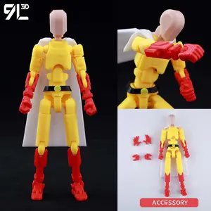 Venom Spider-Man Lucky13 Dummy13 Action Figures - 3D Printed T13 Multi-Jointed Shapeshift Mannequin Anime Collectible Toys