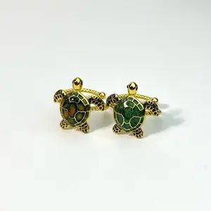 Lucky Turtle Ring-adjustable,Symbol of Ocean Wisdom, Beach Serenity, and Good Fortune for Couples or Friendship