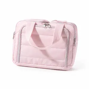 VELLEEA 4-IN-1 Puffy Muti-function Travel Bag Large Women's Organizers For Accessories Essentials Toiletries Gifts For Women