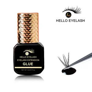 DIY Cluster Lash Glue 5ml, Waterproof Eyelash Glue, 0 Irritation & Traceless Grip, 3s Strong Hold, All Day Flex, Long-lasting, Natural, Gentle, Suitable For Daily Makeup, Use With Eyes Closed, Do Not Drop Into Eyes, Suitable For Beginners At Home DIY Cl