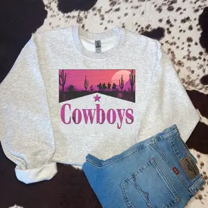 Cowboys sweawtshirt crewneck shirt for women, western outfits women, western clothing stuff for women, country girl clothes hoodies
