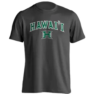 University of Hawaii Rainbow Warriors Classic Arch with Mascot Short Sleeve T-Shirt 8P8