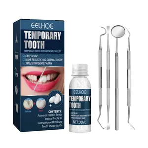 Tooth Repair Kit - Denture Repair Beads for Fixing Filling Missing Broken Tooth Moldable Fake Teeth with Dental Tools DIY Heat Fit Beads